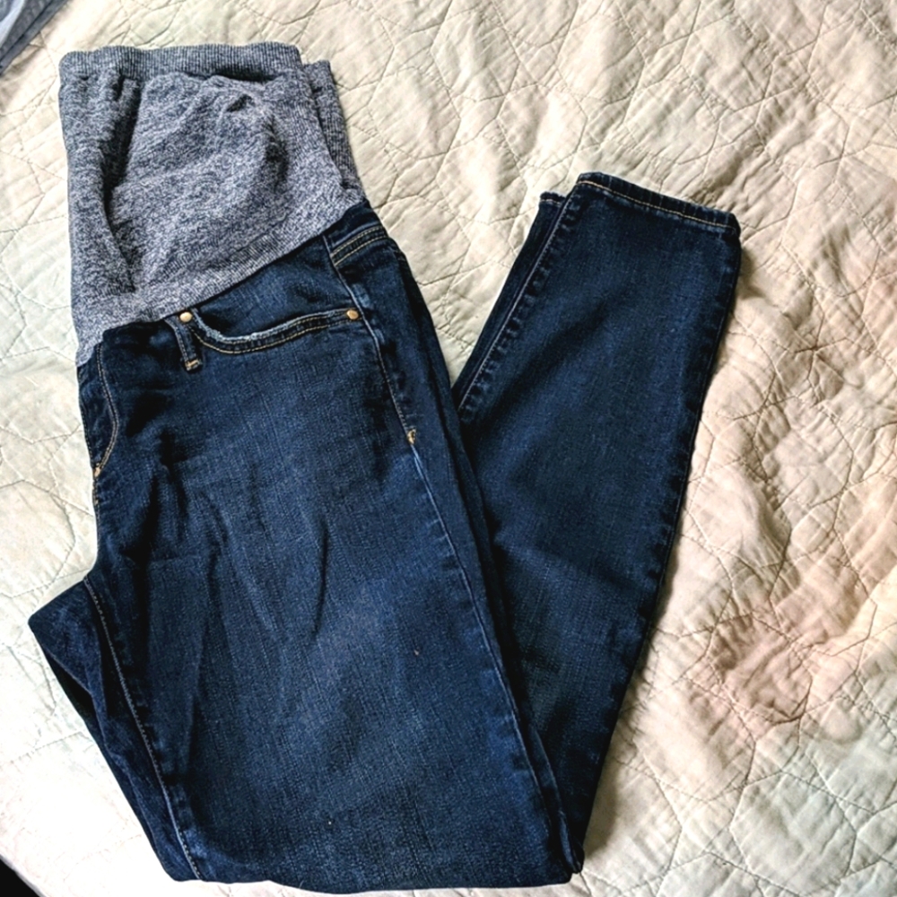 Maternity panel skinny jeans 🤰👖